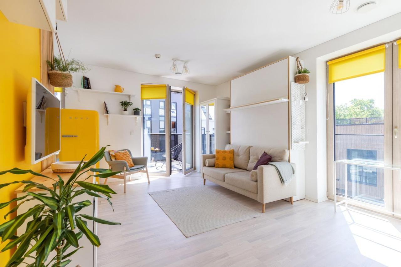 Apartament Yellow Studio Paupys Wilno Zewnętrze zdjęcie