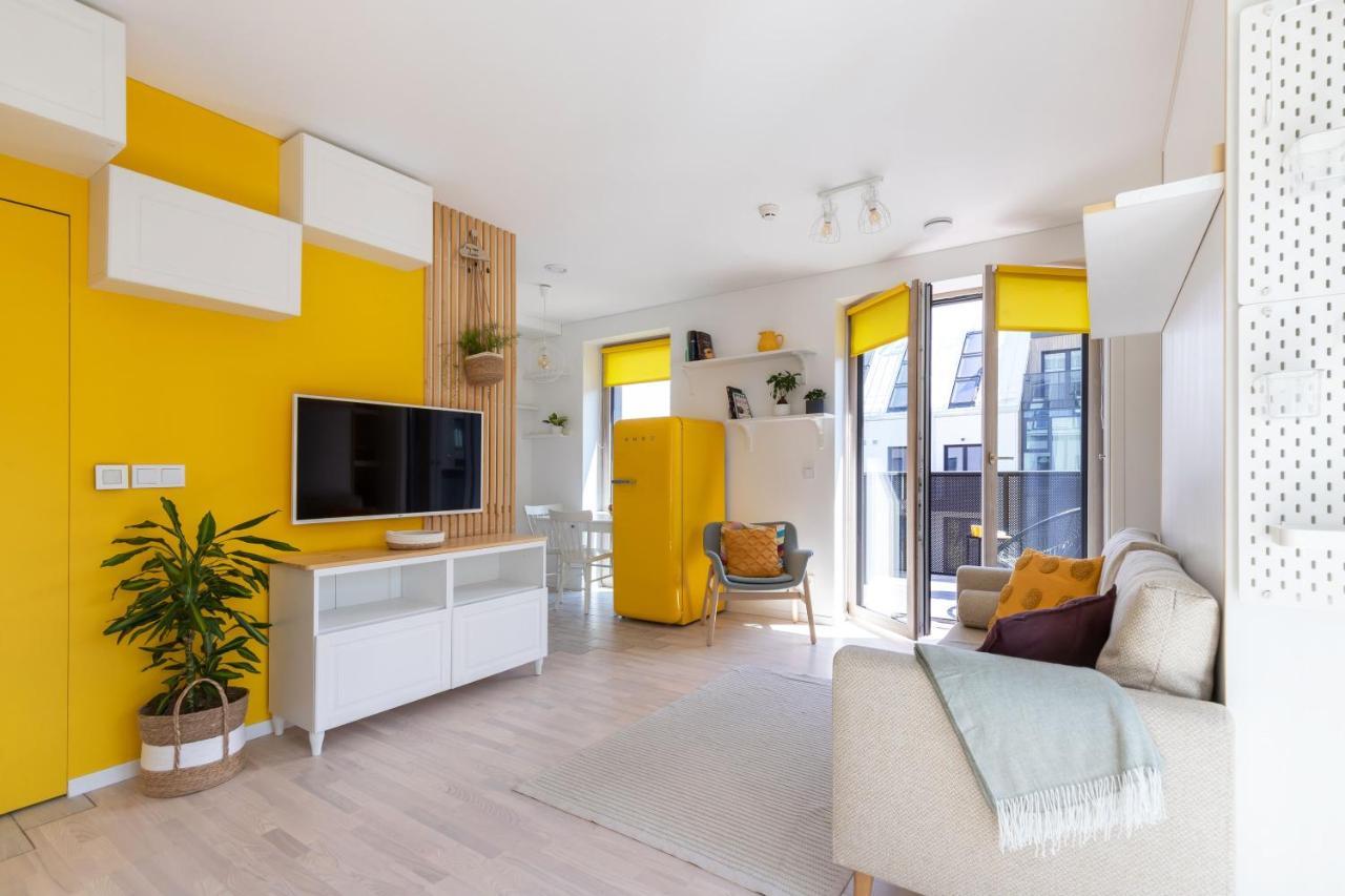 Apartament Yellow Studio Paupys Wilno Zewnętrze zdjęcie